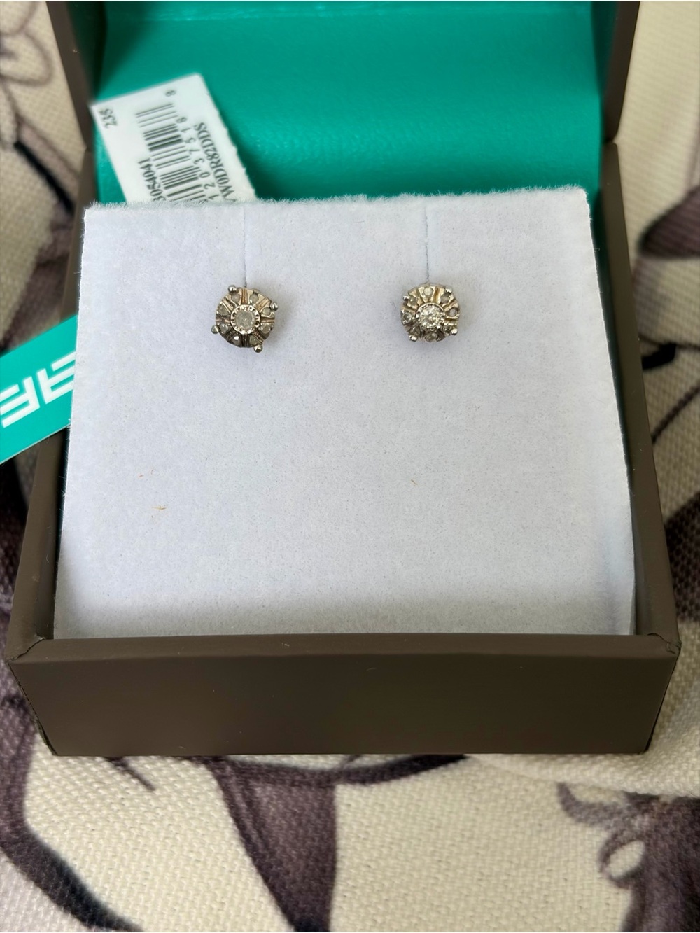 EFFY Diamond Stud Earrings – Sterling Silver
